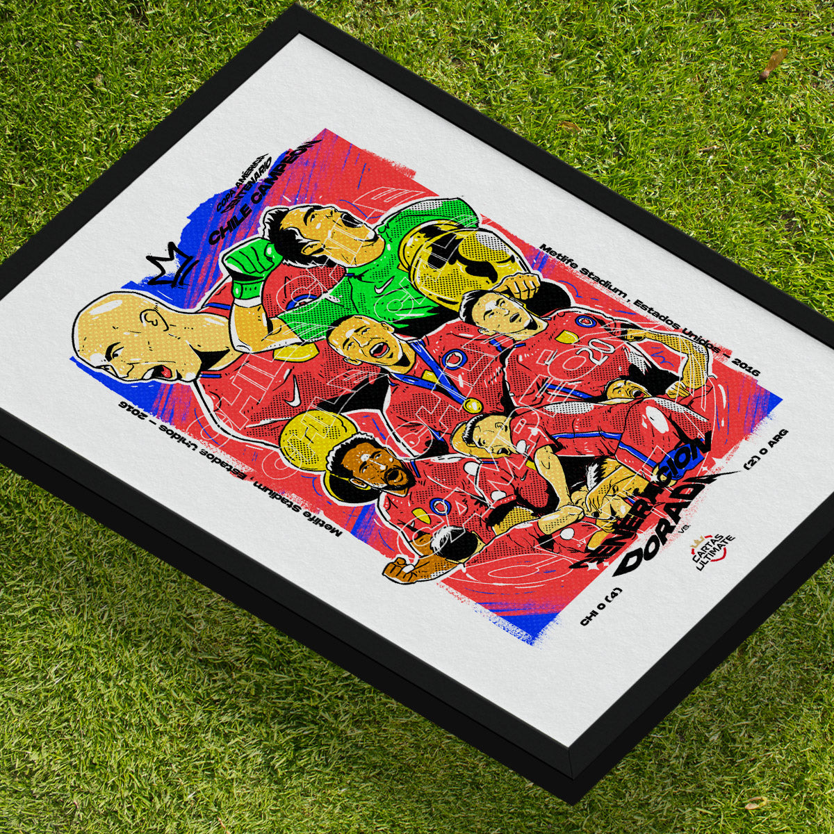 Table - Chile, two-time champion (Copa América Centenario)