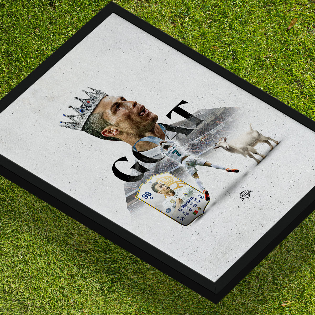 Painting - Cristiano Ronaldo GOAT