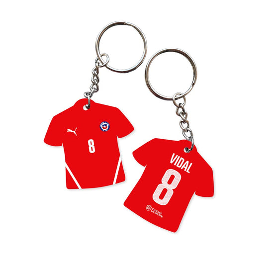 Llavero camiseta de Arturo Vidal Chile 2015