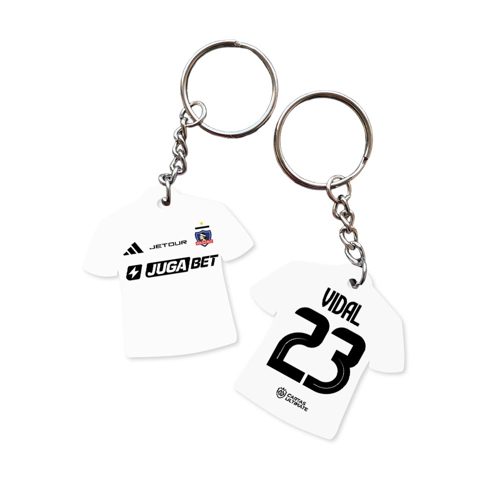 Arturo Vidal 'Colo Colo' keychain