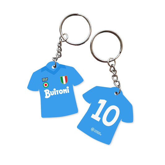 Llavero camiseta de Maradona Napoli