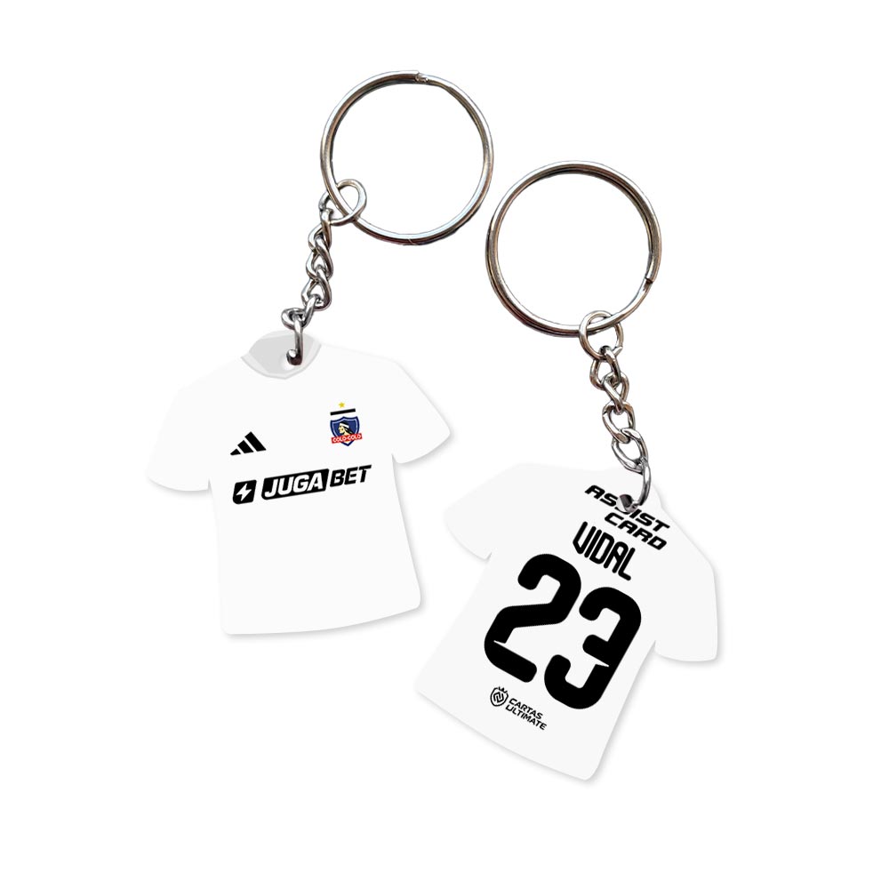 Llavero camiseta de Arturo Vidal Colo Colo
