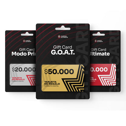 Tarjeta de regalo digital