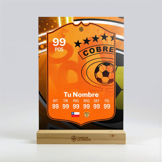 FC26 - Cobreloa (Acrílico con base de madera)