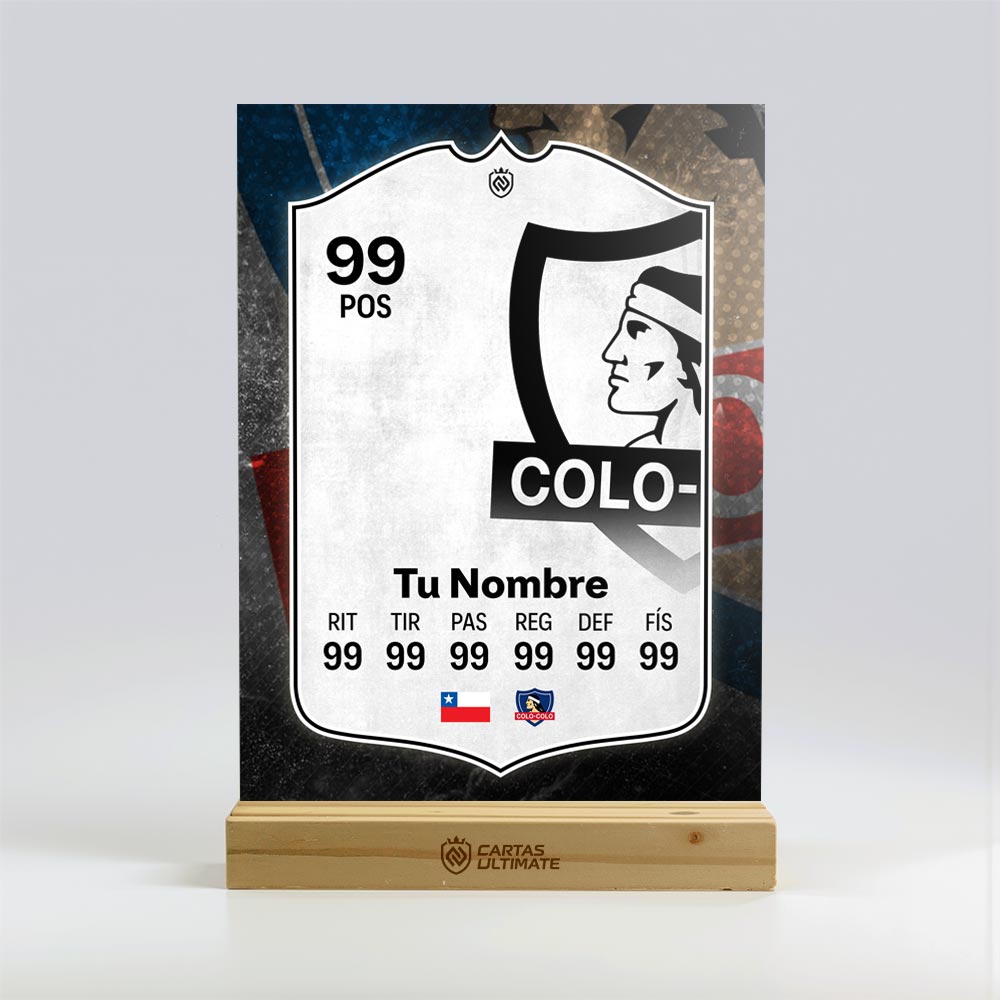 FC26 - Colo Colo (Acrílico con base de madera)