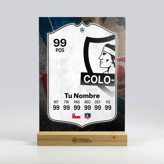 FC26 - Colo Colo (Acrílico con base de madera)