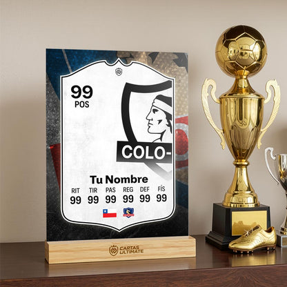 FC26 - Colo Colo (Acrílico con base de madera)