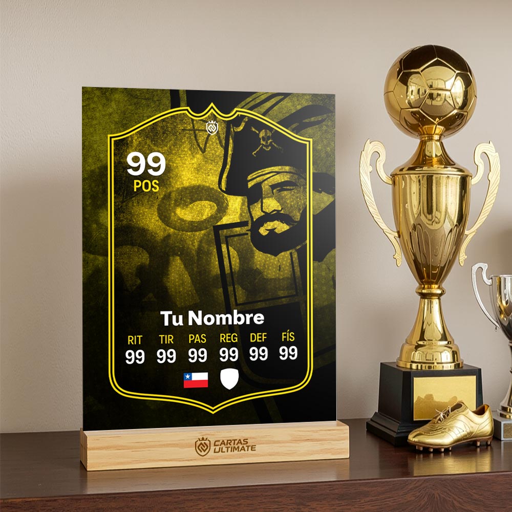 FC26 - Coquimbo Unido (Acrílico con base de madera)