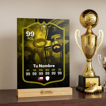 FC26 - Coquimbo Unido (Acrílico con base de madera)