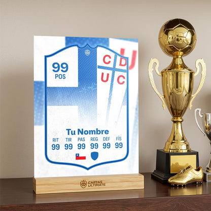 FC26 - Universidad Católica (Acrílico con base de madera)