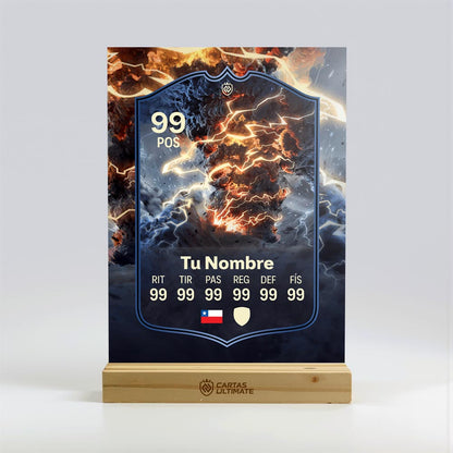 FC26 - Trueno (Acrílico con base de madera)