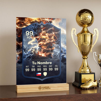 FC26 - Trueno (Acrílico con base de madera)