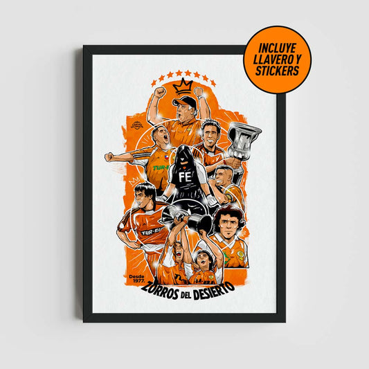 Cuadro - Cobreloa "Zorros del Desierto"