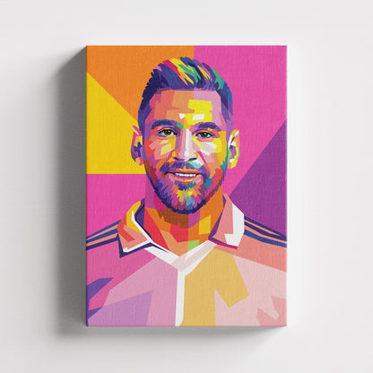 Cuadro en tela PVC - Lionel Messi