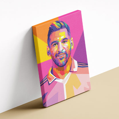 Cuadro en tela PVC - Lionel Messi