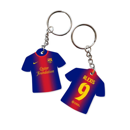 Llavero camiseta de Alexis Sánchez Barcelona