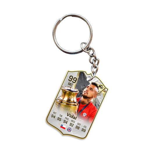 Arturo Vidal's FIFA letter keychain for the 2016 Copa América