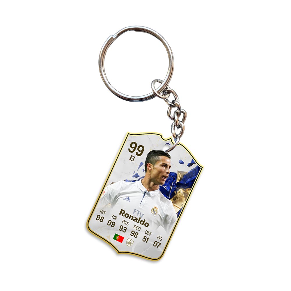 Cristiano Ronaldo FIFA Card Keychain TOTY Icon