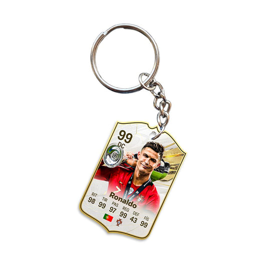 Cristiano Ronaldo Portugal FIFA letter keychain