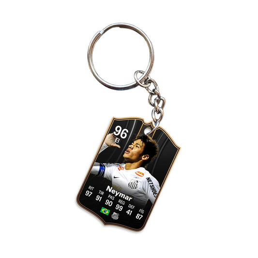 Llavero carta de FIFA de Neymar Jr