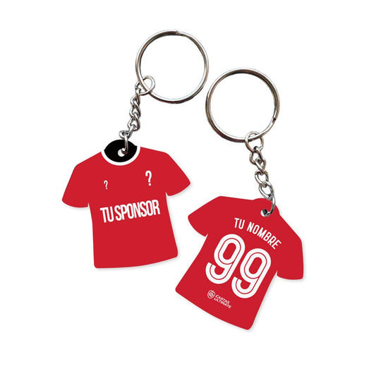 Llavero camiseta personalizable