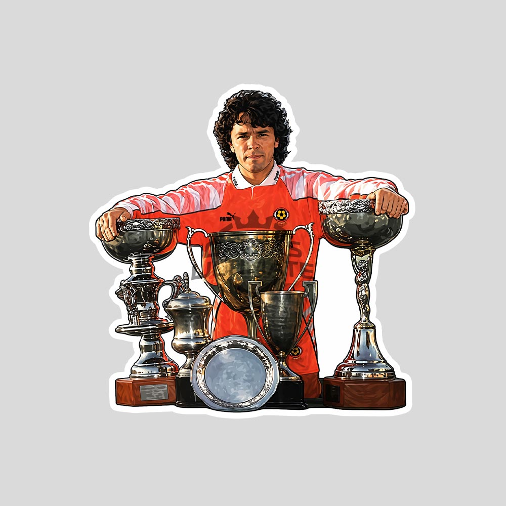 Sticker Héctor Puebla Trofeos (Cobreloa)