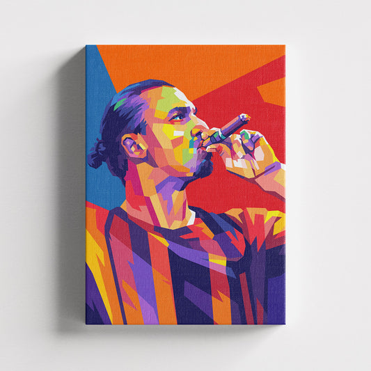 Cuadro en tela PVC - Zlatan Ibrahimovic